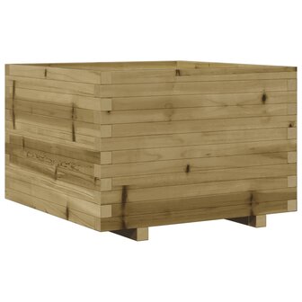 Plantenbak 70x70x49,5 cm ge&iuml;mpregneerd grenenhout