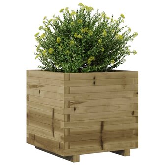 Plantenbak 50x50x49,5 cm ge&iuml;mpregneerd grenenhout