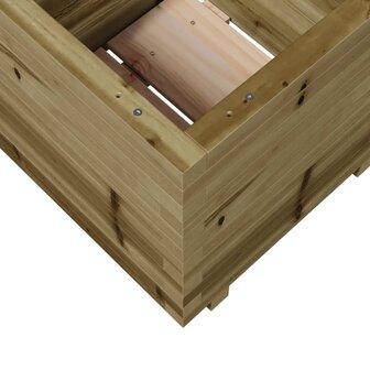 Plantenbak 50x50x49,5 cm ge&iuml;mpregneerd grenenhout