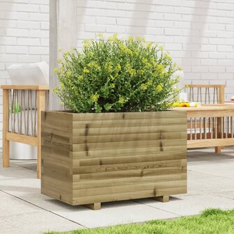 Plantenbak 70x40x49,5 cm ge&iuml;mpregneerd grenenhout
