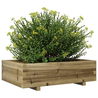 Plantenbak 90x60x26,5 cm ge&iuml;mpregneerd grenenhout