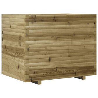 Plantenbak 90x60x72,5 cm ge&iuml;mpregneerd grenenhout