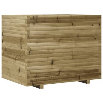 Plantenbak 90x60x72,5 cm ge&iuml;mpregneerd grenenhout