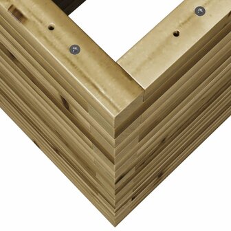 Plantenbak 90x40x68,5 cm ge&iuml;mpregneerd grenenhout