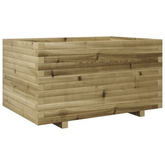 Plantenbak 90x60x49,5 cm ge&iuml;mpregneerd grenenhout