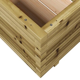 Plantenbak 90x60x49,5 cm ge&iuml;mpregneerd grenenhout