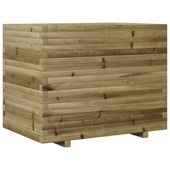 Plantenbak 90x60x72 cm ge&iuml;mpregneerd grenenhout