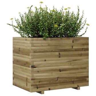 Plantenbak 90x60x72 cm ge&iuml;mpregneerd grenenhout