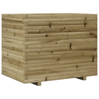 Plantenbak 90x60x72 cm ge&iuml;mpregneerd grenenhout