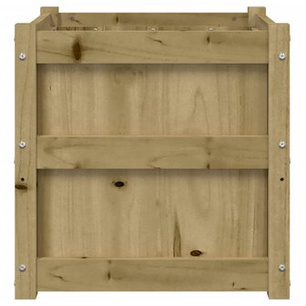 Plantenbak 50x50x50 cm ge&iuml;mpregneerd grenenhout