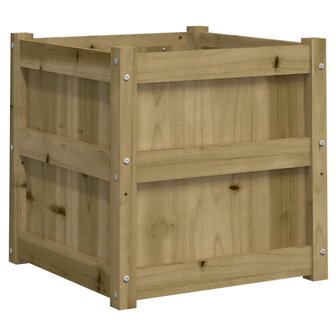 Plantenbakken 2 st cm ge&iuml;mpregneerd hout