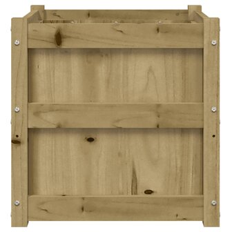 Plantenbakken 2 st cm ge&iuml;mpregneerd hout