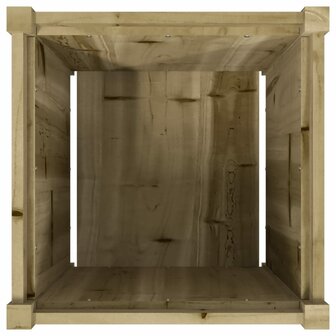 Plantenbakken 2 st cm ge&iuml;mpregneerd hout