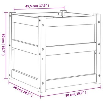 Plantenbakken 2 st cm ge&iuml;mpregneerd hout