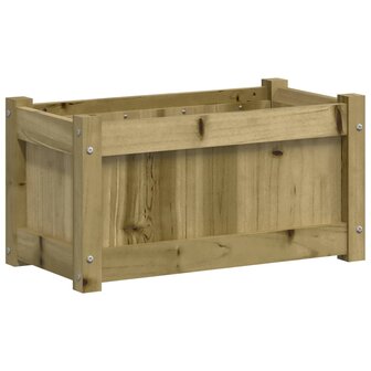 Plantenbakken 2 st cm ge&iuml;mpregneerd hout