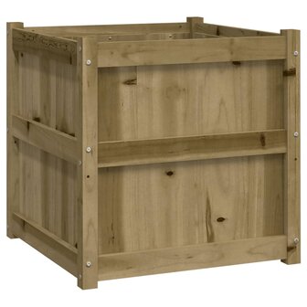 Plantenbakken 2 st cm ge&iuml;mpregneerd hout