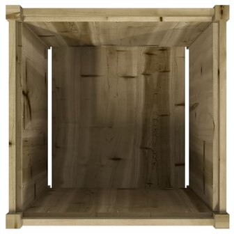 Plantenbakken 2 st cm ge&iuml;mpregneerd hout