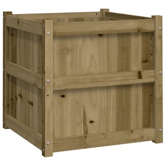 Plantenbak 60x60x60 cm ge&iuml;mpregneerd grenenhout