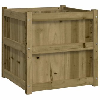 Plantenbak 60x60x60 cm ge&iuml;mpregneerd grenenhout