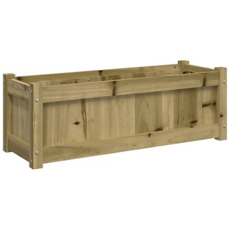 Plantenbakken 2 st cm ge&iuml;mpregneerd hout