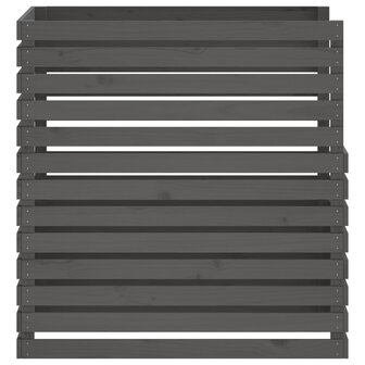 Compostbak 100x100x102 cm massief grenenhout grijs