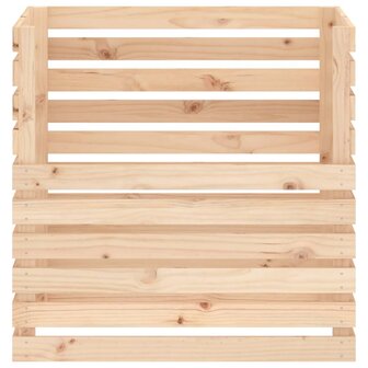 Compostbak 80x80x78 cm massief grenenhout