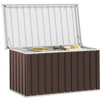 Tuinbox 129x67x65 cm bruin