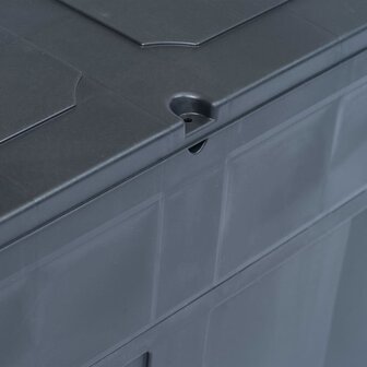 Opbergkist 320 L zwart