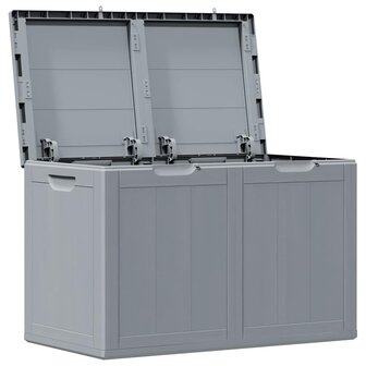 Tuinbox 180 L PP houtlook grijs