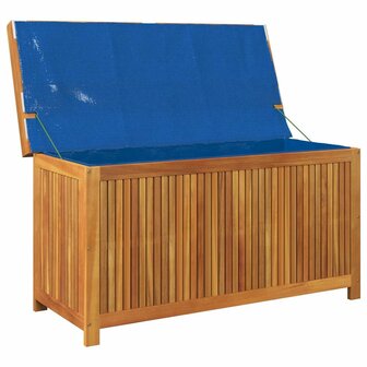 Opbergbox voor buiten 113x50x60,5 cm massief acaciahout