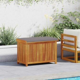 Kussenbox voor buiten 90x50x60,5 cm massief acaciahout