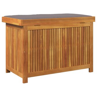Kussenbox voor buiten 90x50x60,5 cm massief acaciahout