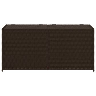 Tuinbox 283 L poly rattan bruin
