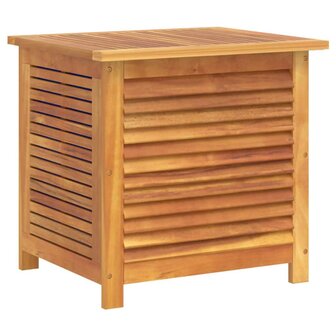 Tuinbox met jaloezie&euml;n 60x50x56 cm massief acaciahout