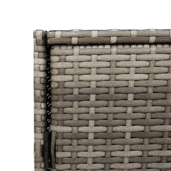 Tuinkast 83x45x76 cm poly rattan grijs