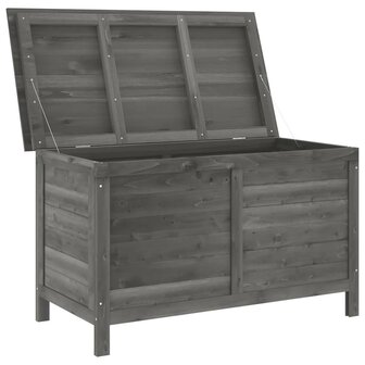Tuinbox 99x49,5x58,5 cm massief vurenhout antracietkleurig