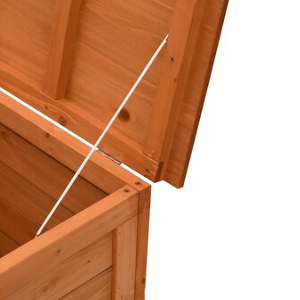 Tuinbox 150x50x56,5 cm massief vurenhout bruin