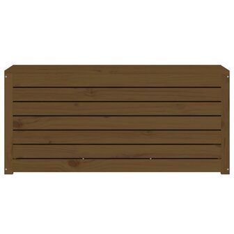 Tuinbox 101x50,5x46,5 cm massief grenenhout honingbruin