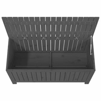 Tuinbox 115x49x60 cm massief grenenhout grijs