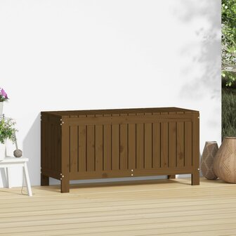 Tuinbox 108x42,5x54 cm massief grenenhout honingbruin