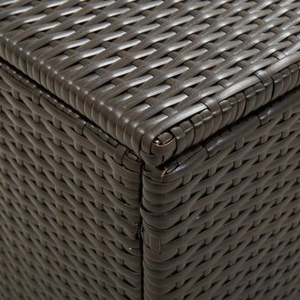 Tuinbox 200x50x60 cm poly rattan bruin