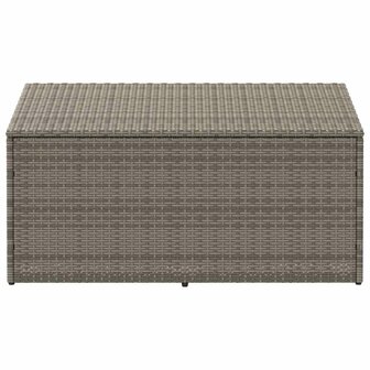 Tuinbox 110x50x58 cm poly rattan grijs