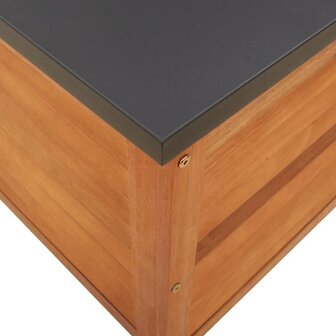 Tuinbox 60x50x55 cm massief eucalyptushout