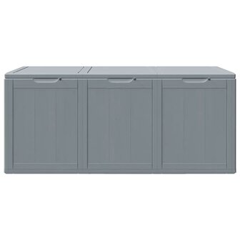 Tuinbox 270 L PP houtlook grijs