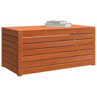Tuinopslagdoos Wasbruin 101 x 50.5 x 46.5 cm Massief grenenhout