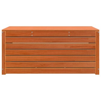 Tuinopslagdoos Wasbruin 101 x 50.5 x 46.5 cm Massief grenenhout