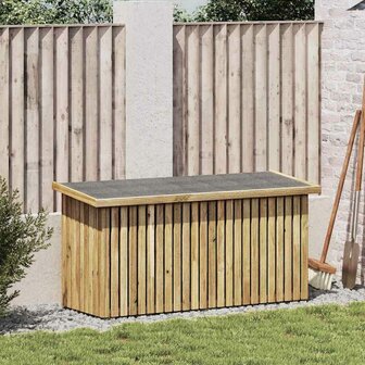 Tuinopslagdoos met opslag Bruin 119 x 44 x 58,5 cm