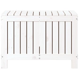 Tuinbox 76x42,5x54 cm massief grenenhout wit