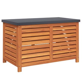 Tuinbox 90x48x55 cm massief eucalyptushout
