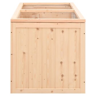 Hamsterkooi 89,5x45x45 cm massief vurenhout